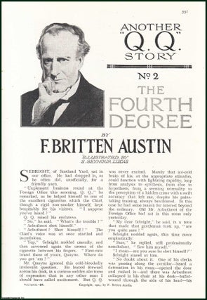 Item #504923 The Fourth Degree, A Story : Quentin Quayne, A New Detective. An original article...