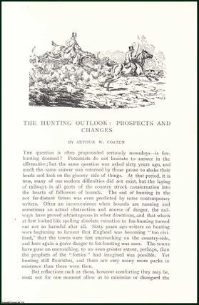 Item #504949 The Fox Hunting Outlook : Prospects & Changes. An uncommon original article from the...