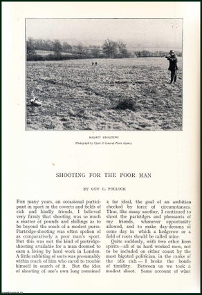 Item #505034 Partridge & Rabbit Shooting For The Poor Man. An uncommon original article from the...