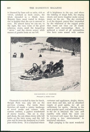 Item #505047 Skiing ; Bob-Sleighing ; Hockey : Winter Sports Abroad, Norway. An uncommon original...