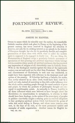 Item #505192 Joseph De Maistre : Joseph-Marie, comte de Maistre was a Savoyard philosopher,...