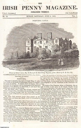 Item #506311 1833, Portumna & Portumna Castle. Featured in a full weekly issue of the uncommon...