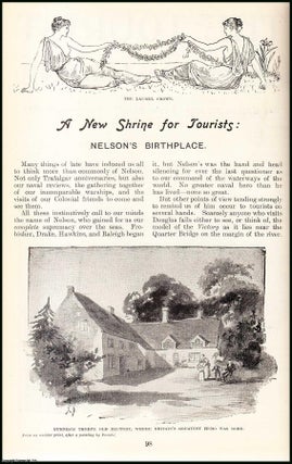 Item #506381 Nelson's Birthplace, Burnham Thorpe : a new shrine for tourists. An uncommon...