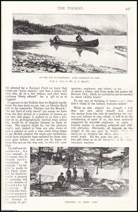 Item #506388 Weekends at Klondyke. An uncommon original article from the Tourist Magazine, 1898....