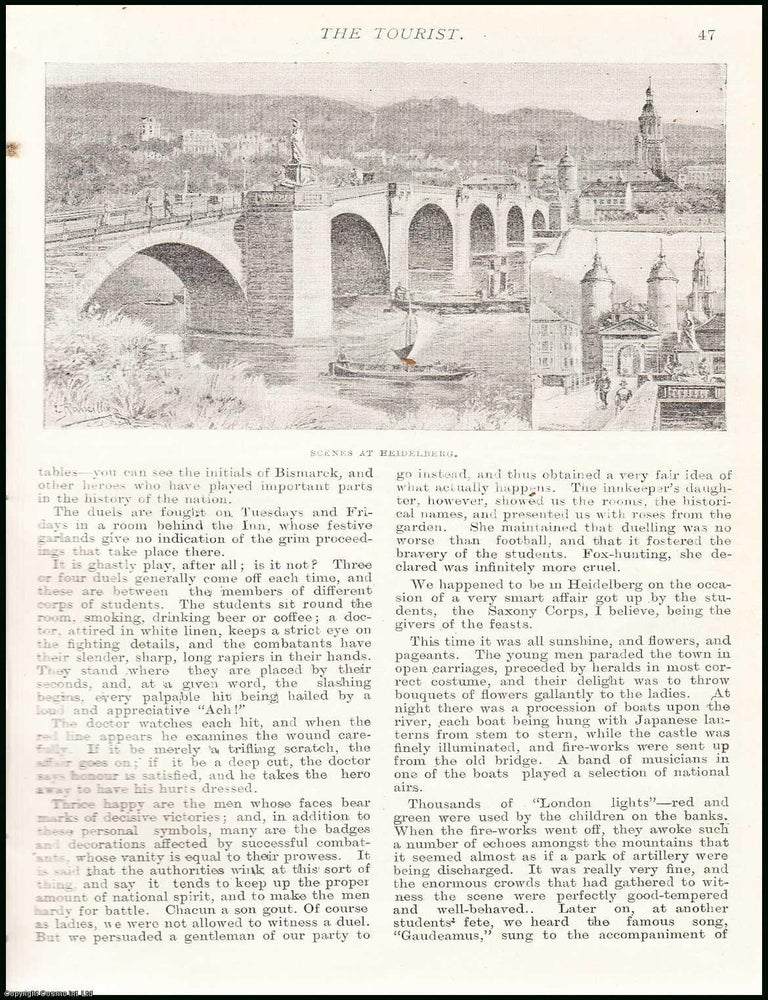 Item #506401 Mannheim-Heidelberg : another Rhine Jaunt. An uncommon original article from the...