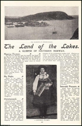 Item #506421 The Land of the Lakes : a glimpse of Southern Norway. An uncommon original article...