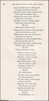 Item #506556 The Gypsy's Song to the Lady Cassilis. An uncommon original article from the Journal...