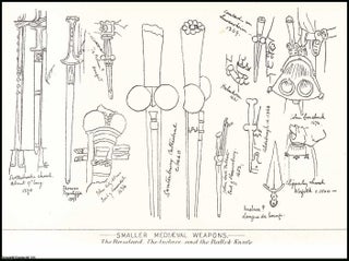 Item #506831 On Some of the Smaller Mediaeval Weapons of the Middle Ages. An original article...