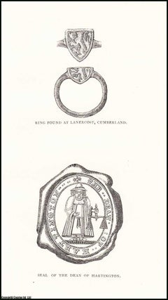 Item #506833 On a Ring Found in a Garden of a Cottage at Lanercost, Cumberland. An original...