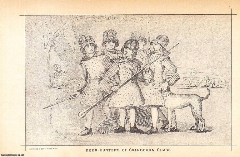 Item #506843 The Deer-Hunters of Cranbourn Chase. An original article from the Reliquary, Quarterly Journal & Review, 1887. M. A. Henry F. Cox.