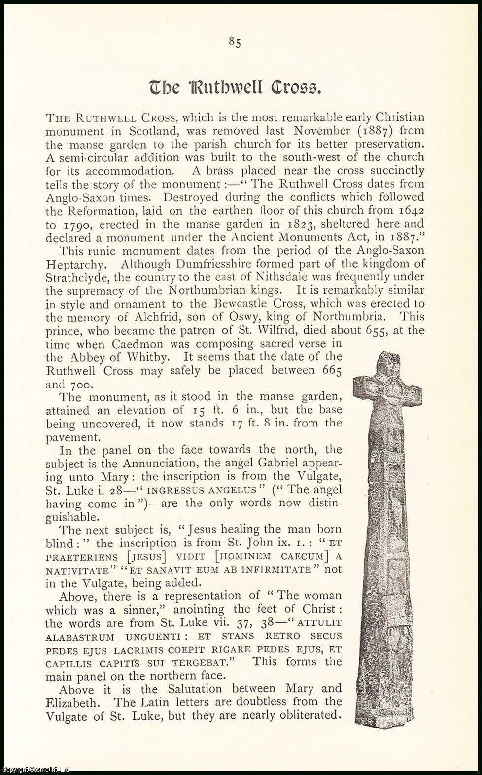 The Ruthwell Cross : the Early Christian Monument in Scotland. An ...