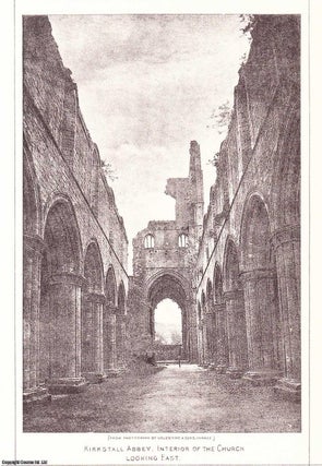 Item #506869 Kirkstall Abbey, Yorkshire. An original article from the Reliquary, Quarterly...