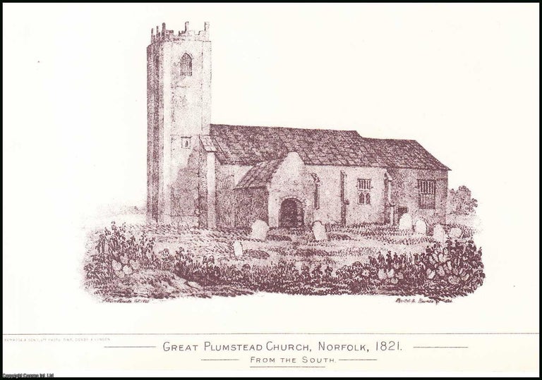 Item #506892 Great Plumstead Church, Norfolk. An original article from the Reliquary, Quarterly Journal & Review, 1892. J. Lewis Andre.