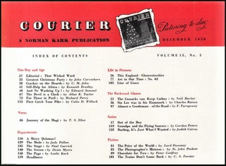 Courier. A Norman Kark publication. December 1950. Vol. 15 no.5. Featuring contributions by, C.M. John, Allan Taylor, Colin D. Willock, and others. See picture for details of contents.