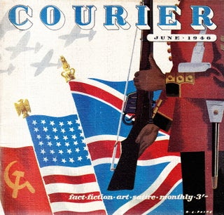 Courier. A Norman Kark publication. June 1946. Vol. 6 no.3. Cover designed by H.C. Paine. Featuring contributions by, Bloy Williams, E. Michael Salzer, Donald Bruce, M.P., and others. See picture for details of contents.