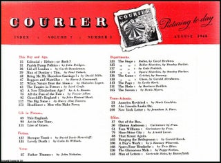 Courier. A Norman Kark publication. August 1946. Vol. 7 no.1. Featuring contributions by, Garth Dennistoun, David Mills, Malcolm Logan, and others. See picture for details of contents.