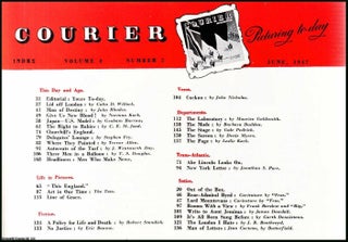 Courier. A Norman Kark publication. June 1947. Vol. 8 no.5. Featuring contributions by, John Rhodes, C.E.M. Joad, Stephen Fry, and others. See picture for details of contents.