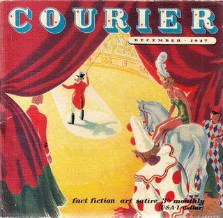 Item #507035 Courier. A Norman Kark publication. December 1947. Vol. 9 no.6. Cover designed by...