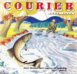 Item #507039 Courier. A Norman Kark publication. June 1948. Vol. 10 no.6. Cover designed by H.C....
