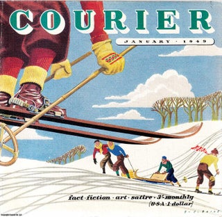 Item #507042 Courier. A Norman Kark publication. January 1949. Vol. 12 no.1. Cover designed by...