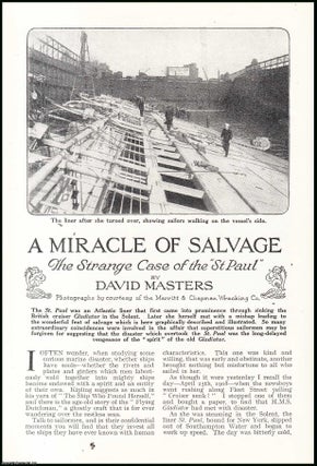 Item #507328 The Strange Case of the St Paul, an Alantic Liner : a miracle of salvage. An...