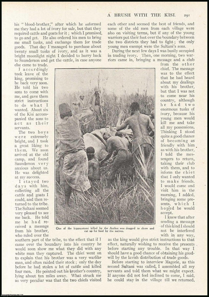 Item #507369 A Brush with the Kisi, an African tribe of Natives Near the Kisi Hills. 8 pages,...