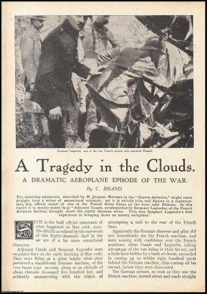 Item #507379 A Tragedy in the Clouds : a dramatic aeroplane episode of the war. An uncommon...