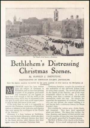 Item #507390 Bethlehem's Distressing Christmas Scenes : how the festive vacation is marred by the...