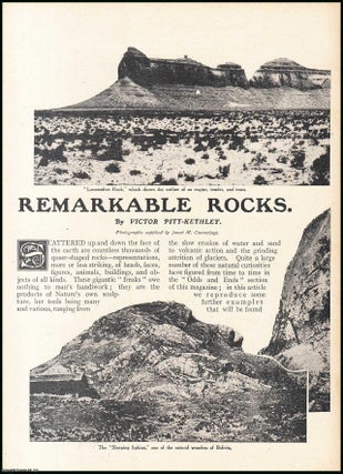 Item #507415 Remarkable Rocks : the elephant, Mont St. Michel, France ; Mexican hat ; Richard...