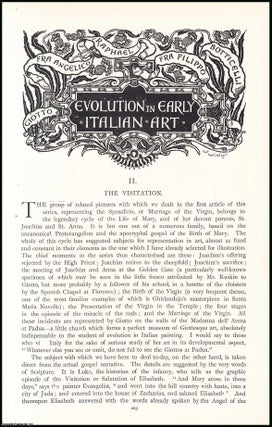Evolution in Early Italian Art : The Marriage of the Virgin. 60 pages, illustrated. An article printed in 1895, written by Grant Allen.