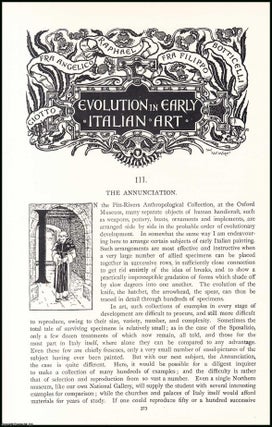 Evolution in Early Italian Art : The Marriage of the Virgin. 60 pages, illustrated. An article printed in 1895, written by Grant Allen.