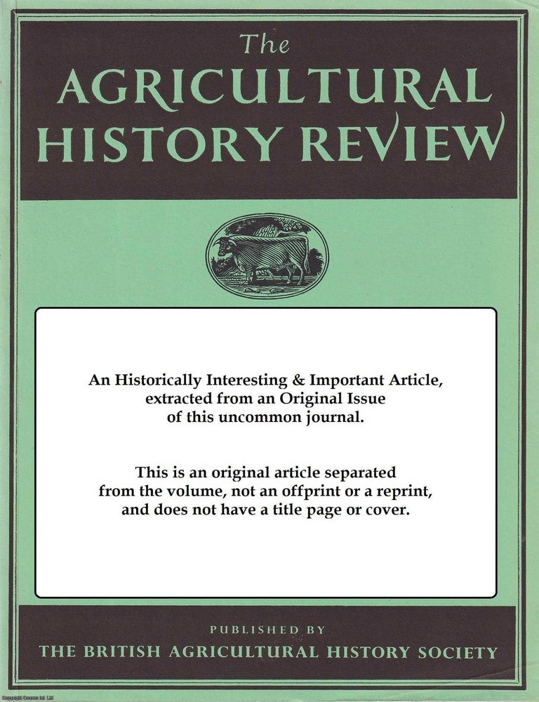 Item #507649 Early Agriculture in Scotland. An original article from the Agricultural History...
