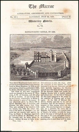Item #507802 Kenilworth castle, in 1620. A complete rare weekly issue of A complete rare weekly...