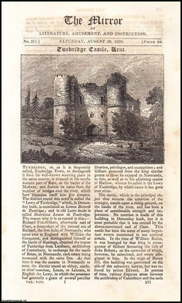 Item #507806 Tunbridge Castle, Kent. A complete rare weekly issue of A complete rare weekly issue...