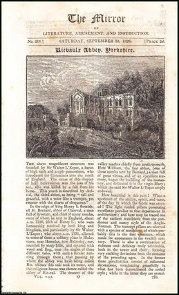 Item #507811 Rievaulx Abbey, Yorkshire. A complete rare weekly issue of A complete rare weekly...