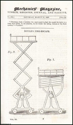 Item #507870 Doyle's Fire-Escape; Barton's & Reed's Steam Pistons ; Improvement in Steam-Engine...
