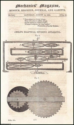 Item #507891 Child's Elliptical Dividing Apparatus; Mechanical Chimney-Sweeping; Art of Swimming,...