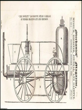 1829, The Rocket, Locomotive Steam Engine of Mr. Robert Stephenson & The Sans Pareil, THE AGE OF SPEED.