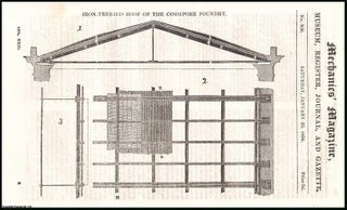 Item #507950 Iron-Trussed Roof of the Cossipore Foundry; Steam-Engine Boiler Explosions; Mode of...