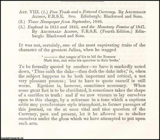 Item #507988 The Currency, Past and Present. A rare original article from the British Quarterly...