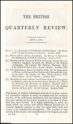 Item #507989 Borneo. A rare original article from the British Quarterly Review, 1848. Author Unknown