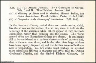 Item #508069 Modern Painters and Architects [largely on Ruskin and Turner]. A rare original...