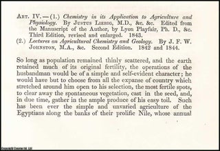 Item #508157 Chemistry - Agriculture - and Physiology. A rare original article from the British...