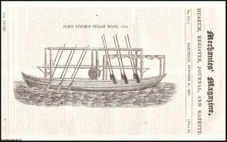 Item #508234 John Fitch's Steam Boat, 1788; Improvement in Mooring Balloons; the Rival Fire...