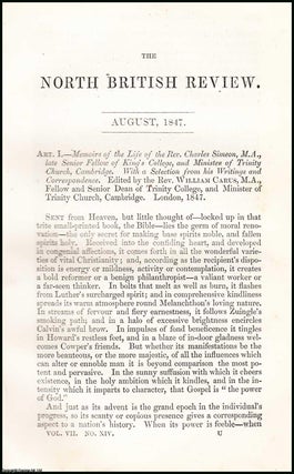 Item #508317 Rev. Charles Simeon & his Predecessors. An uncommon original article from the North...