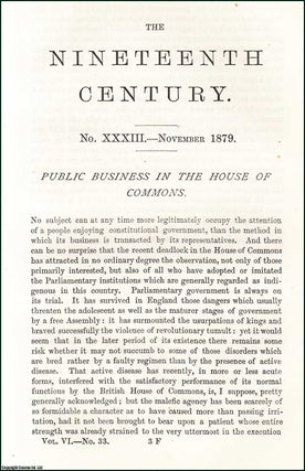 Item #508964 Public Business in The House of Commons. An original article from the Nineteenth...