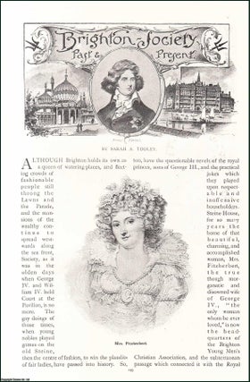 Item #509115 Brighton Society : Past & Present. An original article from the Lady's Realm 1896....