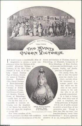 Item #509122 The Aunts of Queen Victoria. An original article from the Lady's Realm 1896. Stated