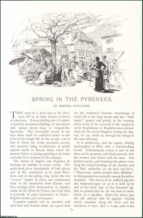 Item #509134 Spring in the Pyrenees. An original article from the Lady's Realm 1896. Bertha Newcombe
