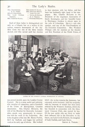 Item #509136 The Women's Liberal Federation. An original article from the Lady's Realm 1897....